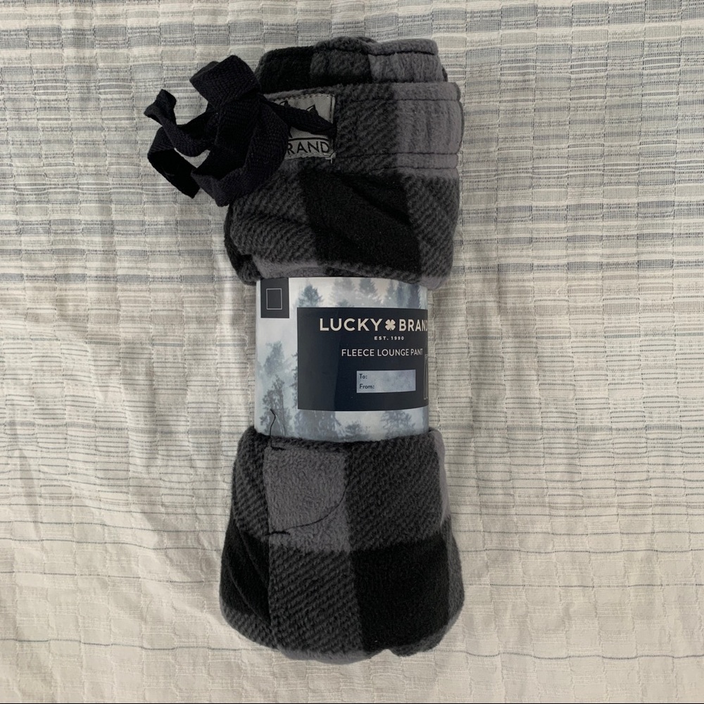 NEW! Brand New Fleece Lucky Brand Pajama Bottoms